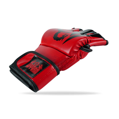 Krusher Red MMA Fight Gloves