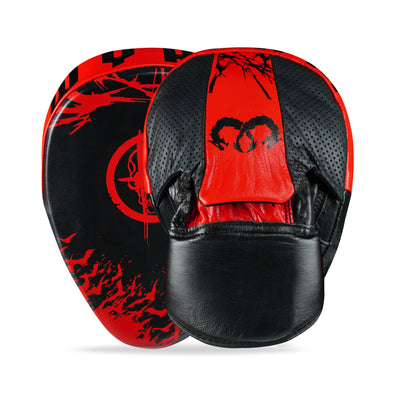 Skull Red Genuine Leather Focus Pads