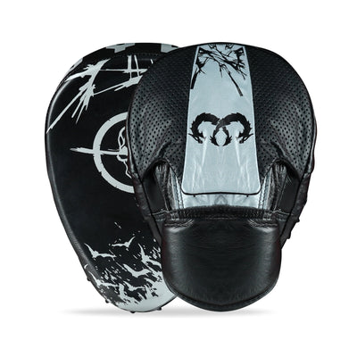 Skull Silver Genuine Leather Focus Pads