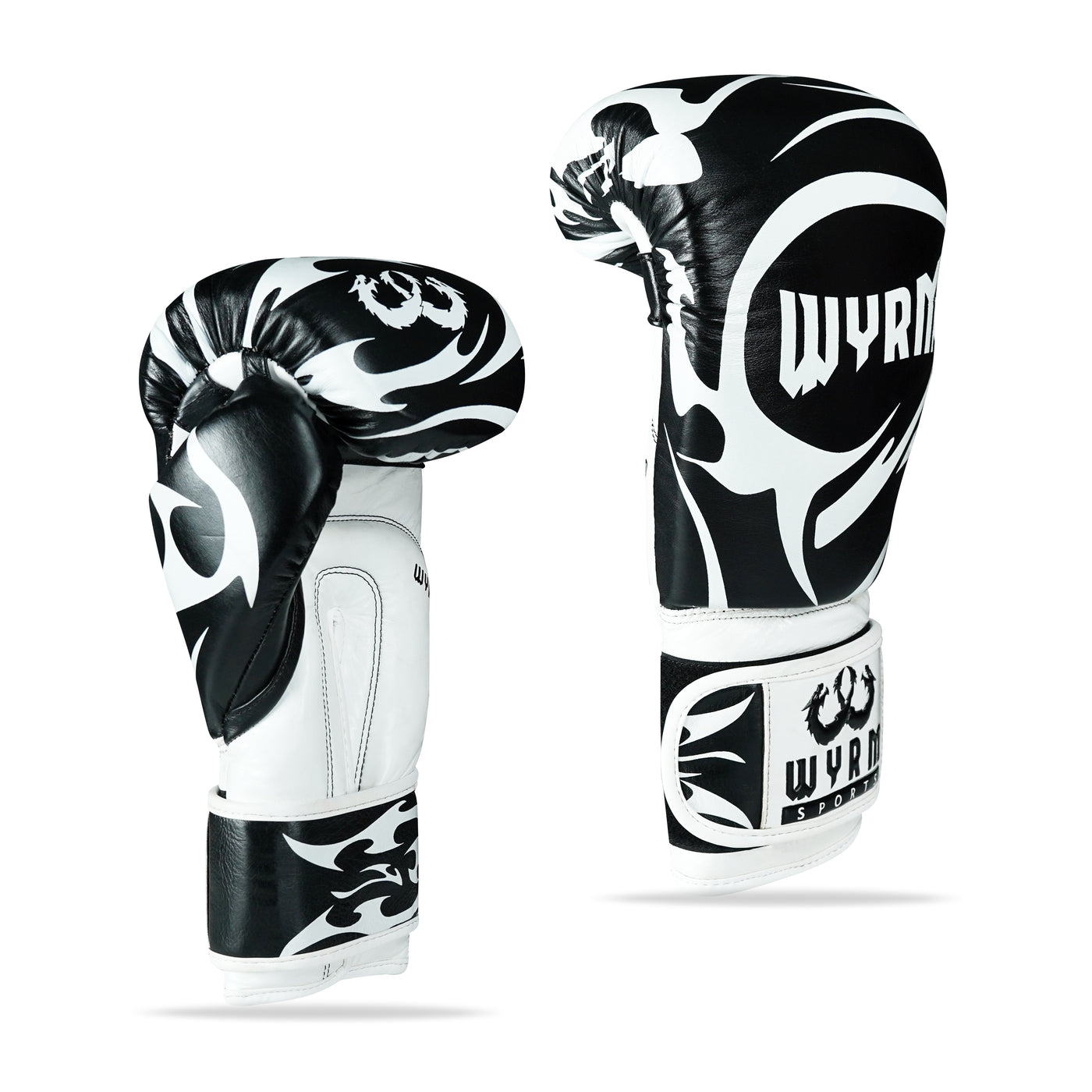 Canelo Black/White Genuine Leather Boxing Gloves