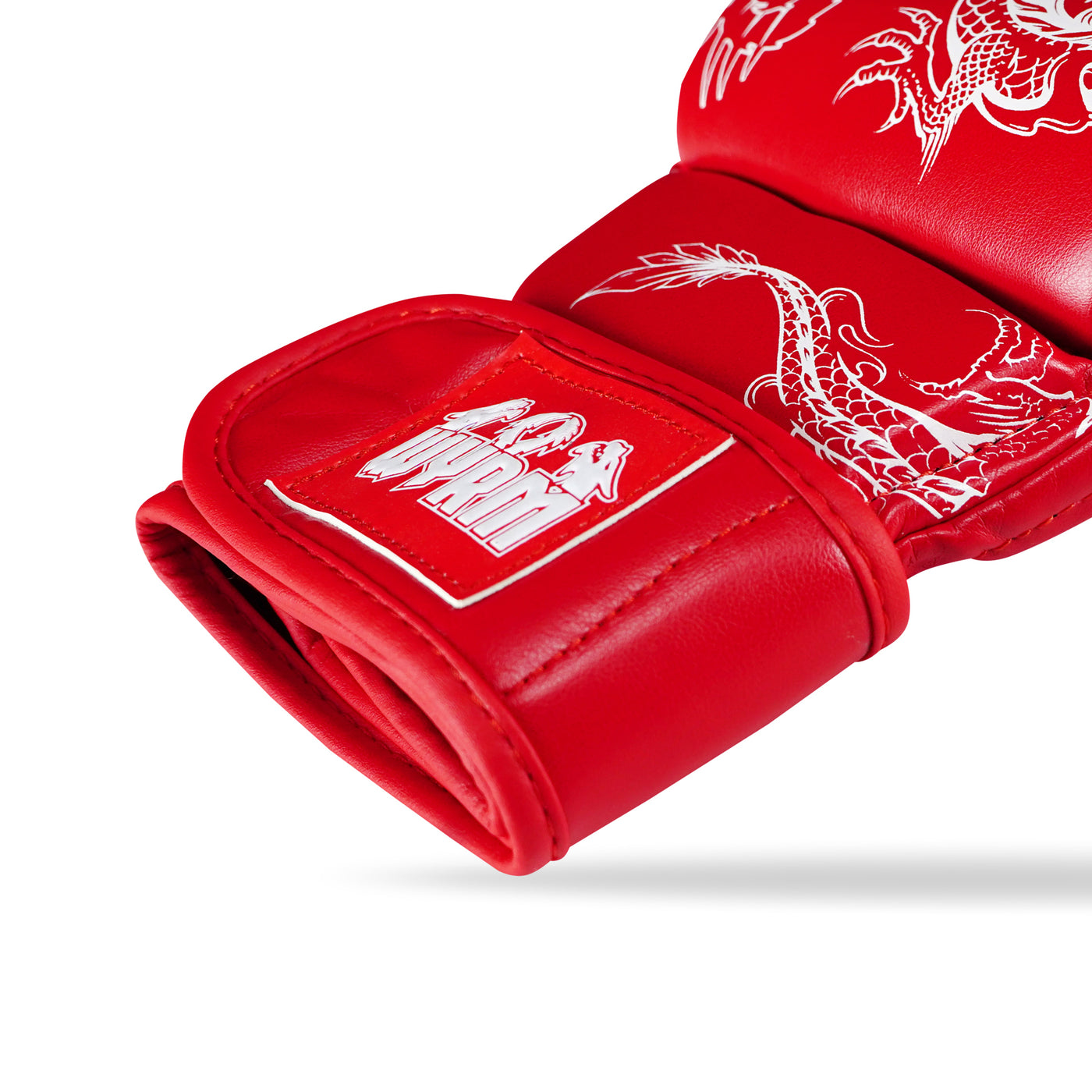 Dragon Red/White MMA Fight Gloves