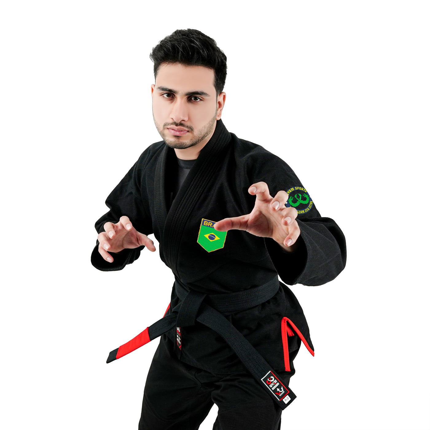 Brazilian Black Brazilian Jiu Jitsu Gi With Built-in Rash Guard