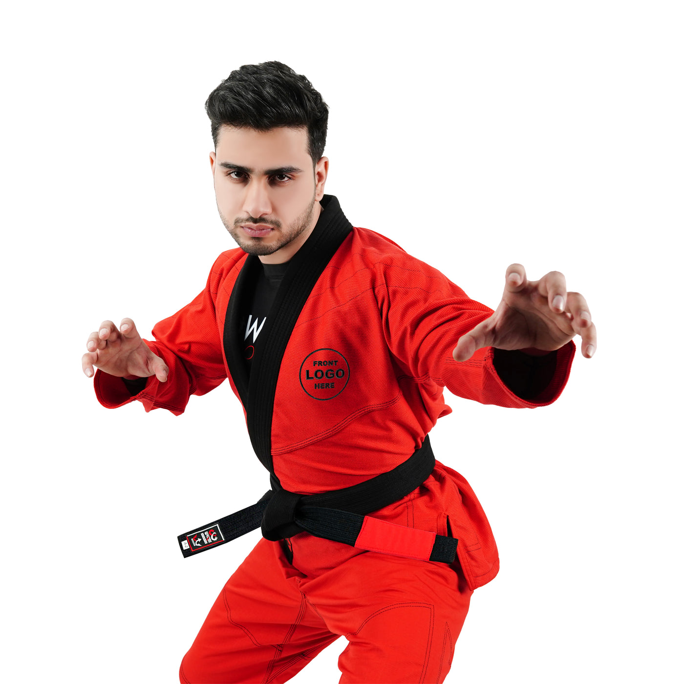 Premium Custom Red with Black Lapel Brazilian Jiu Jitsu Gi
