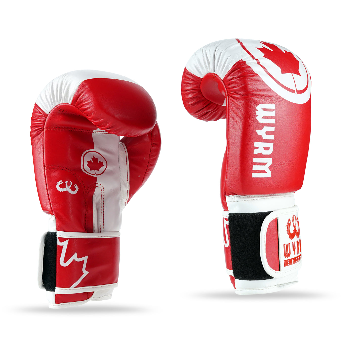 Patriotic Canadian Leather Boxing Gloves