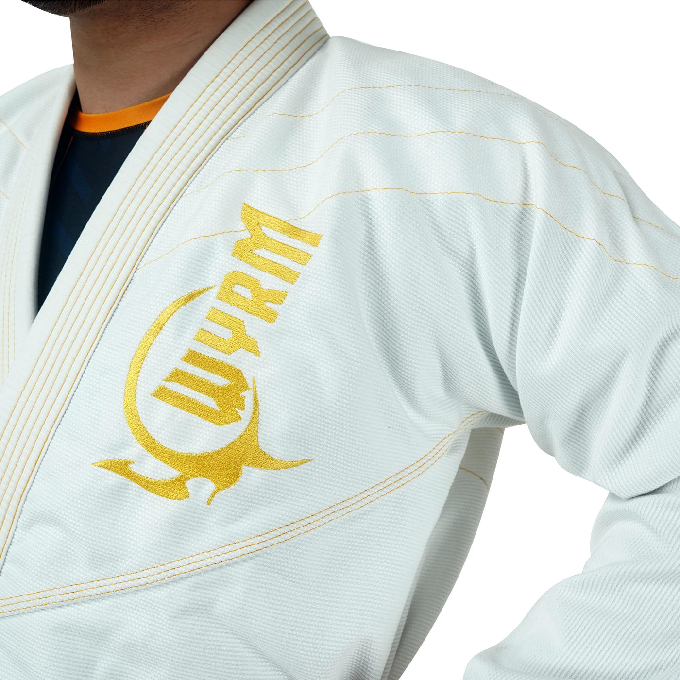 Canelo White/Gold Sublimation Brazilian Jiu Jitsu Gi