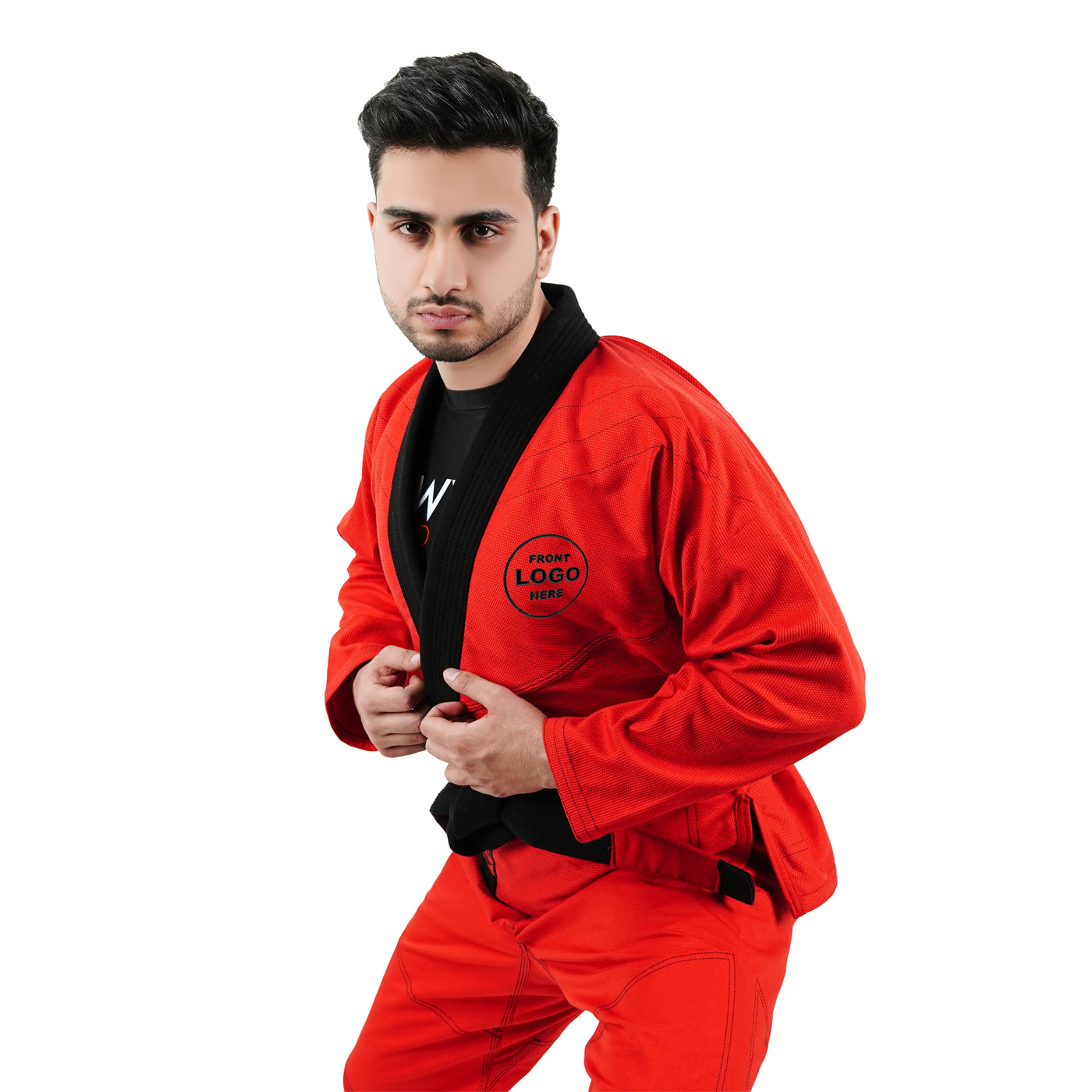 Premium Custom Red with Black Lapel Brazilian Jiu Jitsu Gi