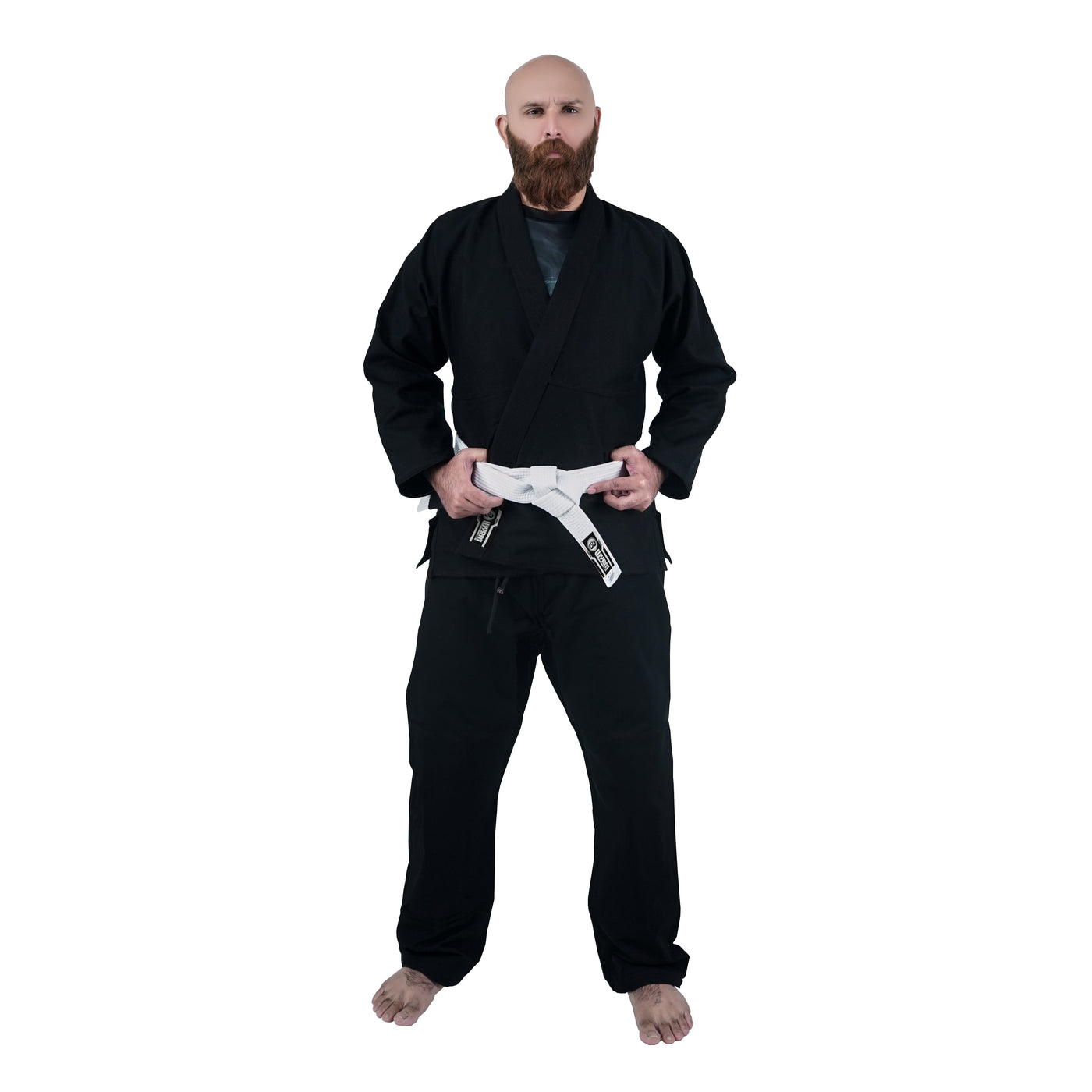Plain Black Brazilian Jiu Jitsu Gi