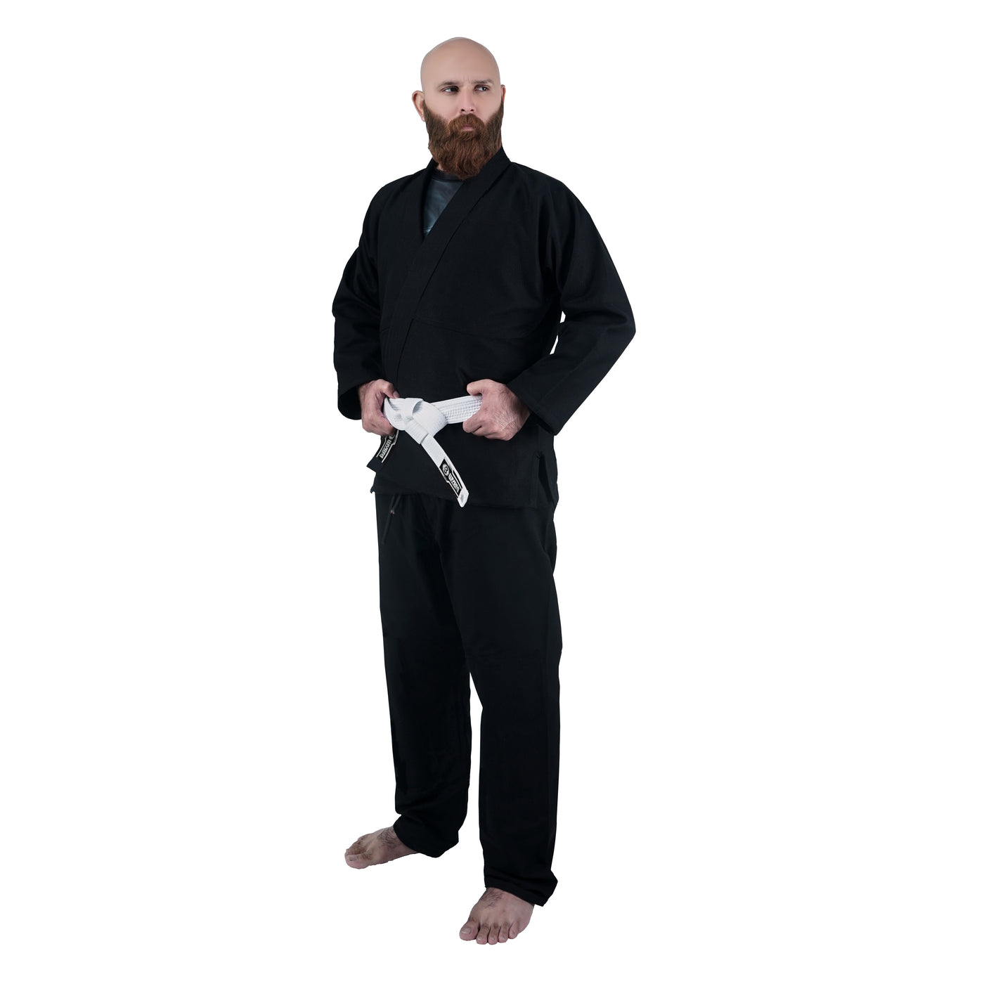 Plain Black Brazilian Jiu Jitsu Gi