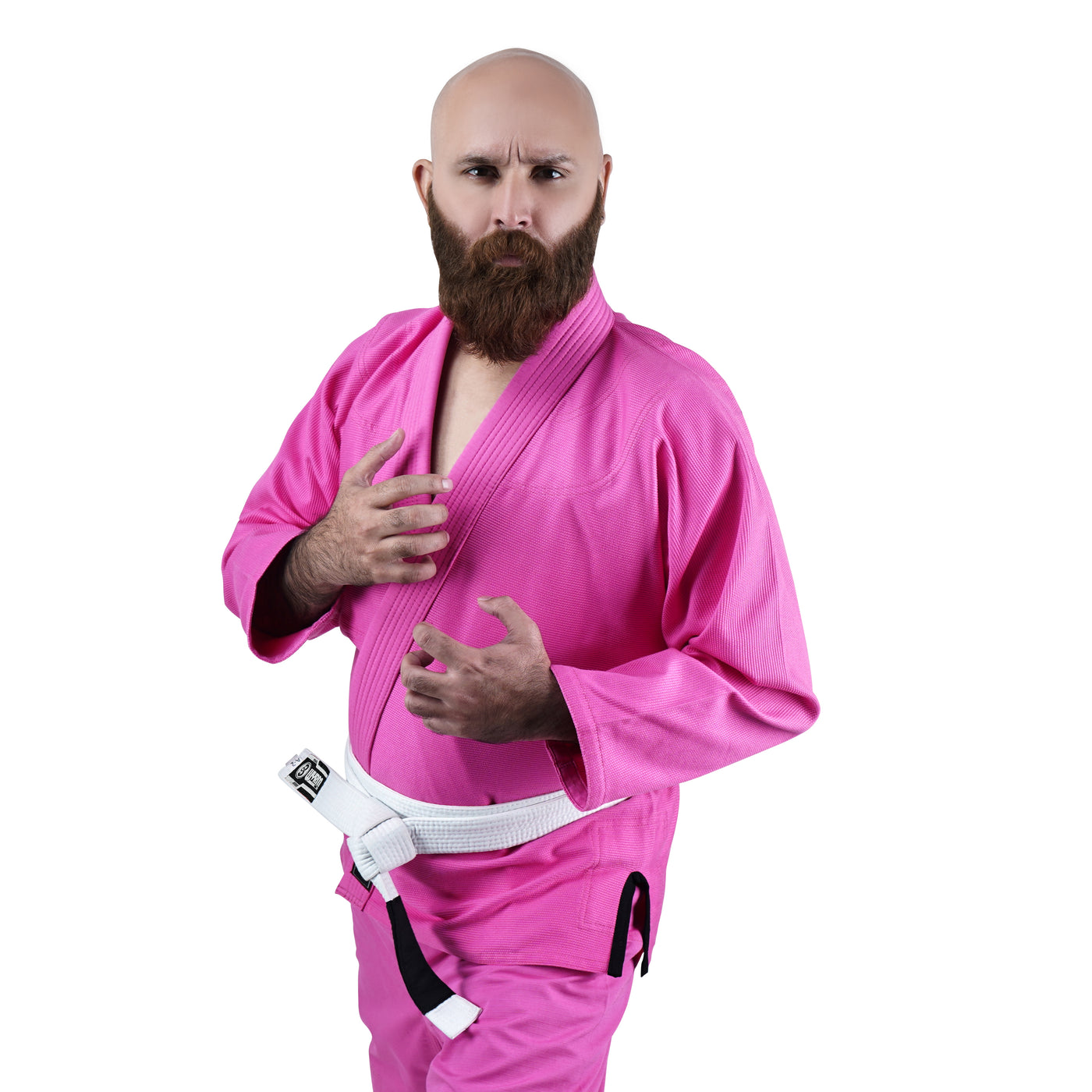 Plain Pink Brazilian Jiu Jitsu Gi