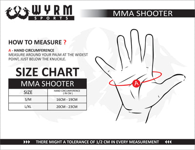 Wolf White MMA Training Gloves