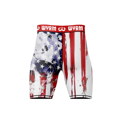 American Patriotic Compression Shorts