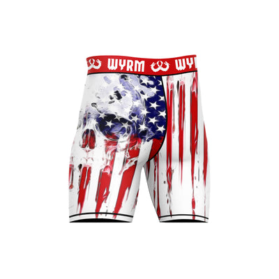 American Patriotic Compression Shorts