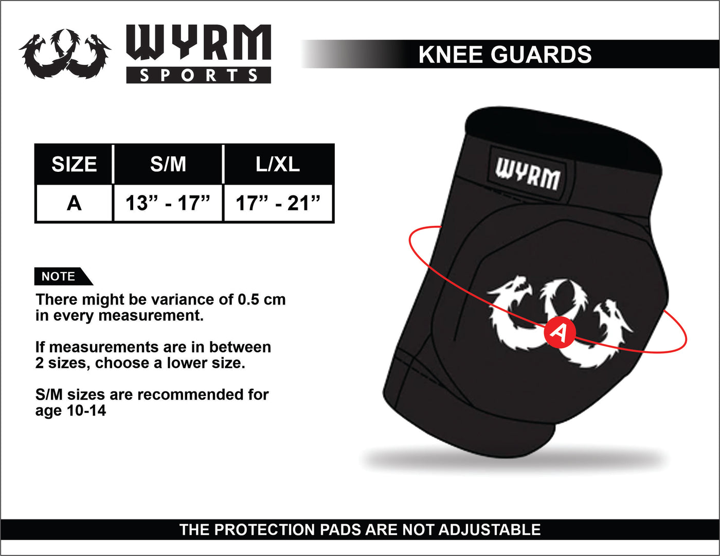 Knee Guard Pattern Knee Guard / Protector KP07 – Wyrm Sports