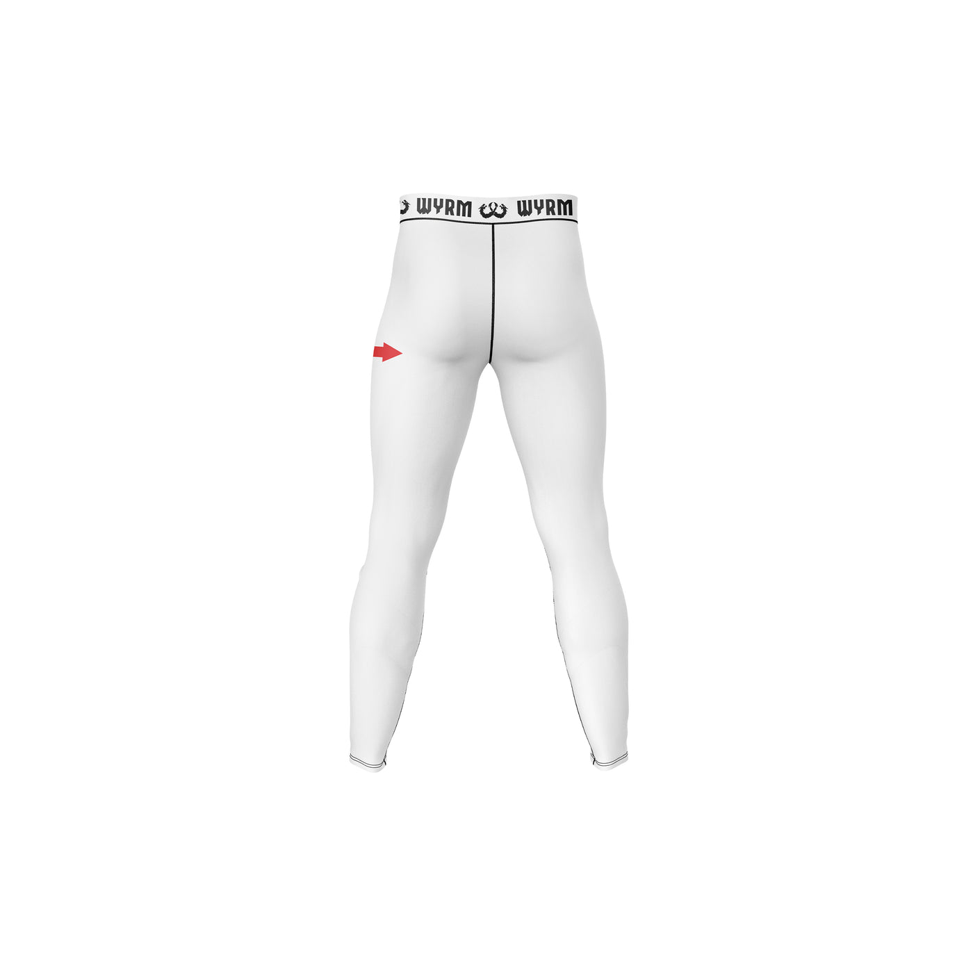 Customized White Compression Spats